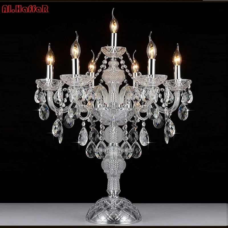 Fashion crystal table lamps for bedroom luxury crystal table lamp modern Bedside lamp american K9 luxury crystal decoration lamp