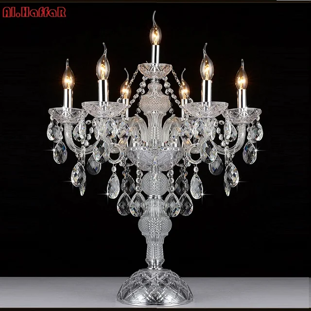 Us 205 62 Aliexpress Com Fashion Crystal Table Lamps For Bedroom Luxury Lamp Modern Bedside American K9