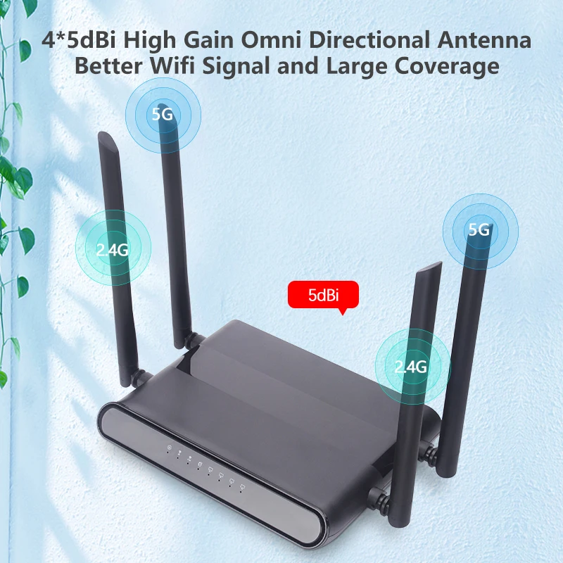 Wi Fi роутер 1200 Мбит/с 580 МГц MTK7628N|Беспроводные роутеры| |