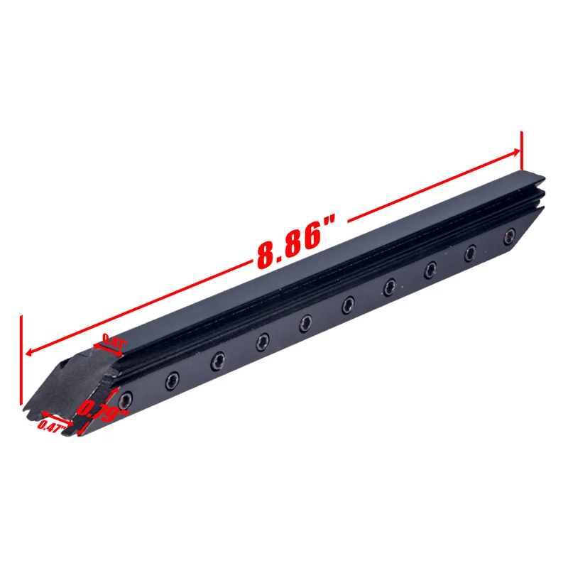 ANS Tactical Airforce Condor 11mm Tri-Rail Dovetail Riser Rail Mount Sight Hunting Scope Mounts Accessories Free Shipping | Спорт и