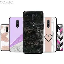 Marble Line Luxury Silicone Case for Oneplus 7 7Pro 5T 6 6T Black Soft Case for Oneplus 7 7 Pro TPU Phone Cover
