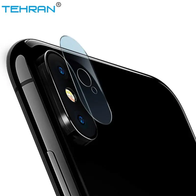2Pcs For iPhone Xs Max Camera Lens Protector Tempered Glass Film Clear