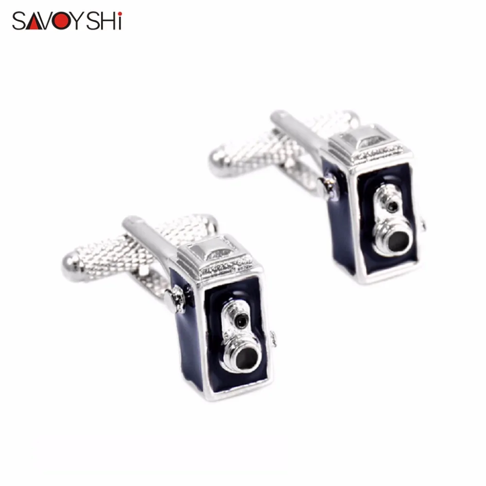 SAVOYSHI Vintage Camera Model Cufflinks for Mens High
