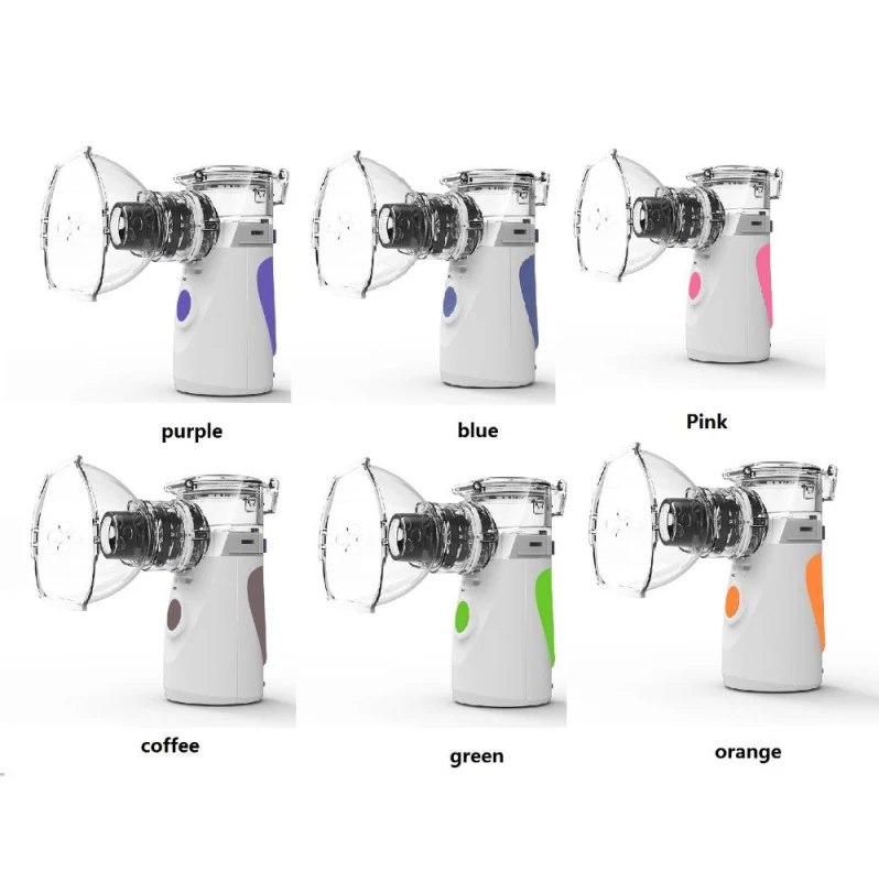Kids Adult Mini Machine Handheld Inhale Nebulizer silent Ultrasonic inalador nebulizador Cool Mist Inhaler kits Rechargeable