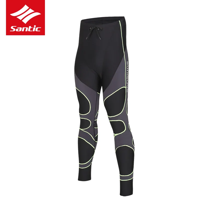 

Santic New Men Running Pants Cycling/Training/Climbing Outdoor Sports 2016 Tights Compression Elastic Long Trouser Size S-XL