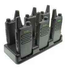 WLN Walkie Talkie 6 In 1 Charger Two Way Radio KD-C1 KD-C2 Unit Charging KD-C1 Plus Two Way Radio Six Way Charger for KD-C1Plus