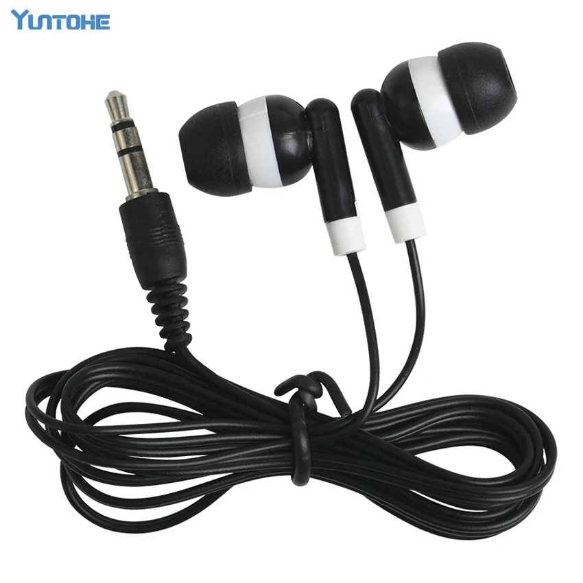 

Wholesale Disposable earphones low cost for Theatre Museum School library,hotel,hospital Gift 500pcs/lot