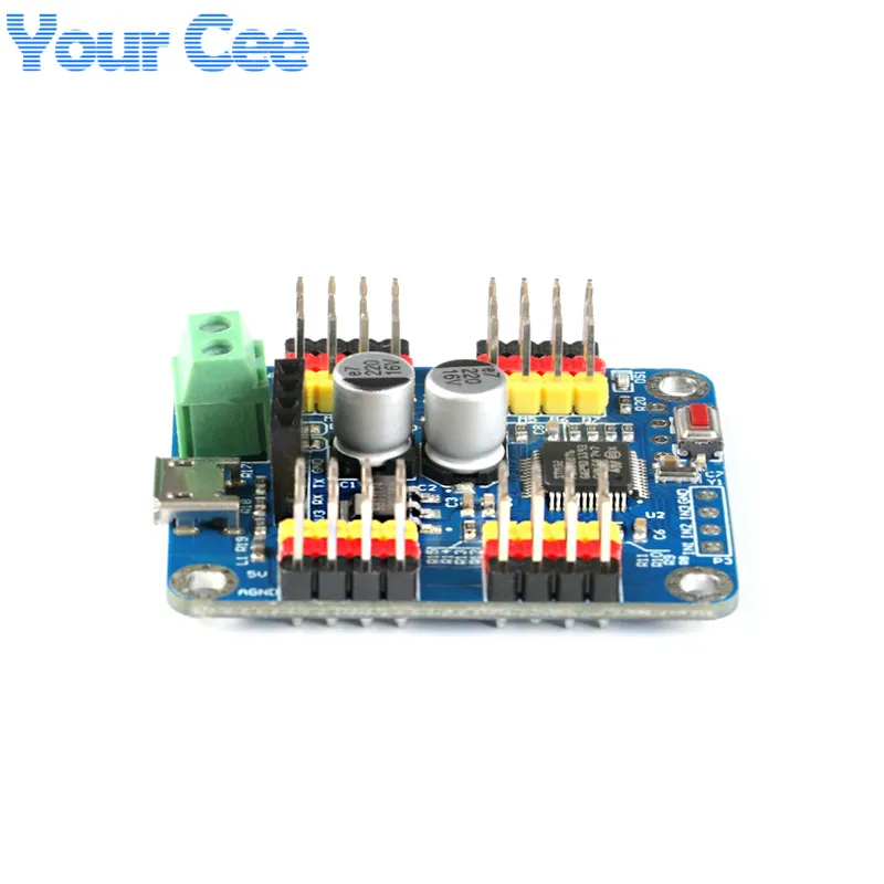 Серводвигатель контроллер драйвер платы 16 каналов умный автомобиль робот с высоким качеством MCU программного обеспечения