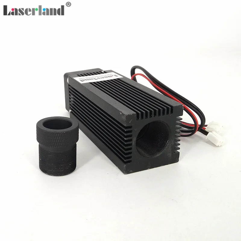 Billige 33x33x80mm Fokussierbar Laser modul Gehäuse Fall für C mount Laser Diode mit Kühlkörper und LD Basis Gute Kühlung