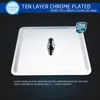 Wholesale And Retail 40cm * 40cm Rainfall Shower Head 16 Inch Ceiling Rain Shower Rain Shower Head 16 Inch 2