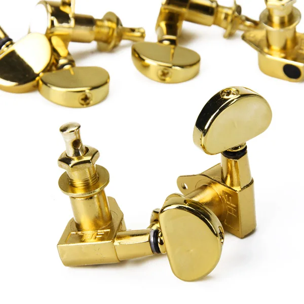 3L 3R Sealed Tuning Peg Tuners Key Machine Golden Head Fit Acoustic Electric Guitar Parts Accessories