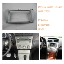Автомобиль Радио фасции для Toyota Camry Solara 2004-2009 отделка комплект окружении Рамки Даш отделка комплект dvd-установка отделкой комплект Рамки пластины