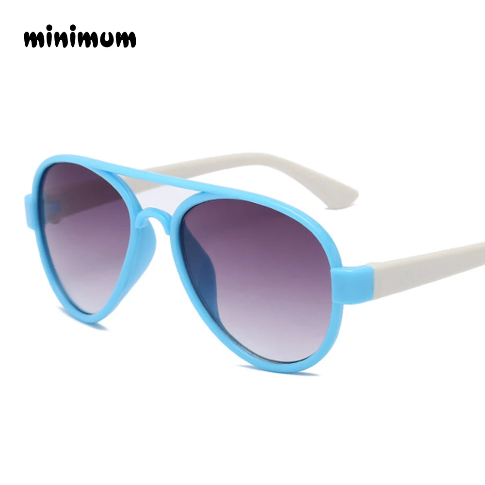 Минимальная гибкие очки Детские поляризованные очки для безопасности ребенка, солнечные очки с покрытием, UV400 мальчиков очки для девочек оттенков для младенцев - Цвет линз: kids sunglasses