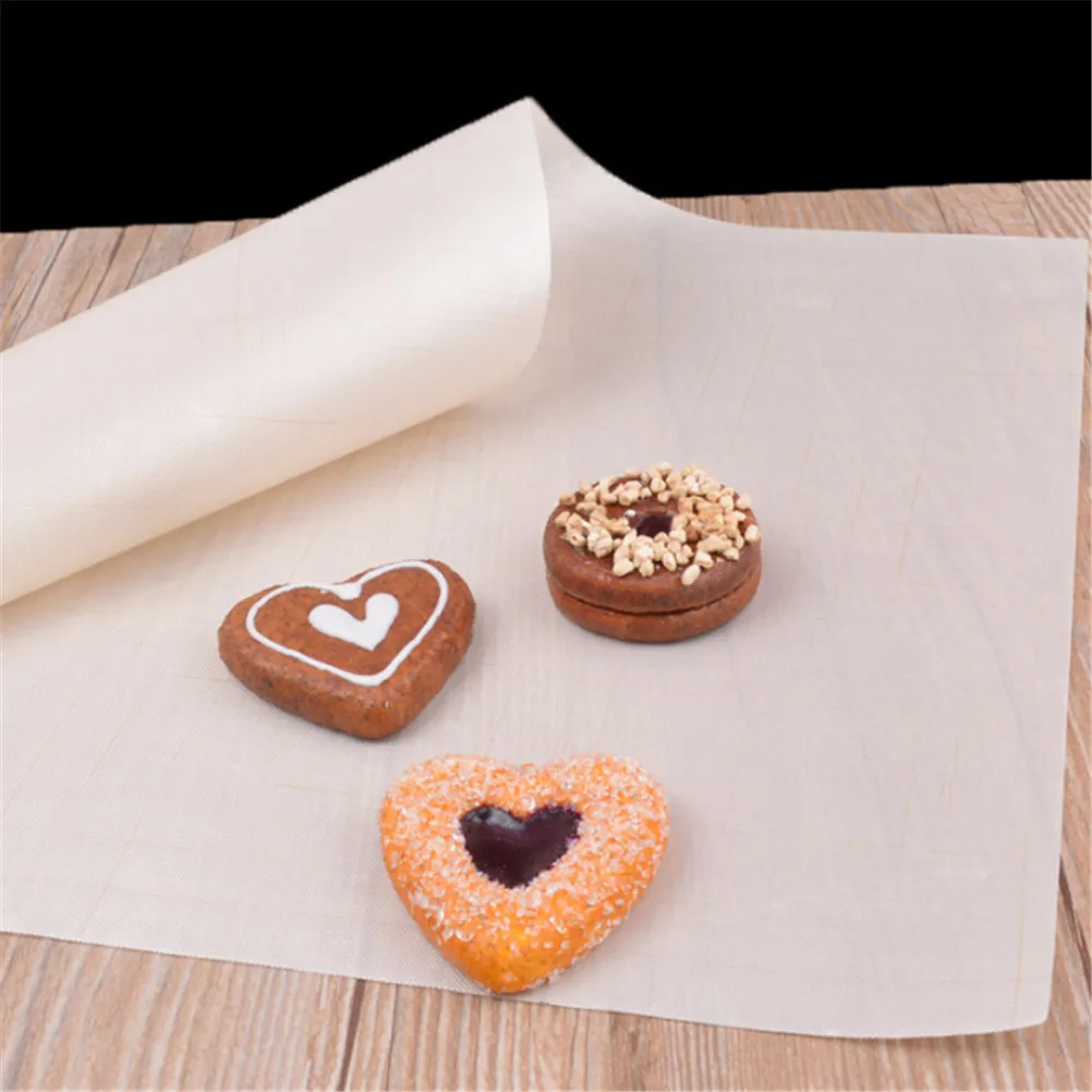 40*60cm Tarpaulin Cake Mat Baking Oven Tool Practical Special High Temperature Resistant Teflon Sheet BBQ Tools