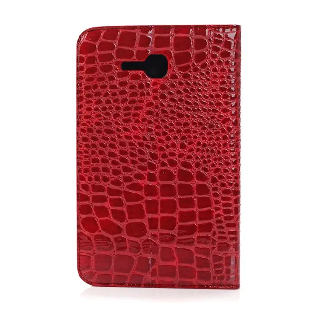 

Crocodile Magnetic Flip Stand PU Leather Shell Funda Capa Cover Case For Samsung Galaxy Tab 3 Lite 7.0 T110 T111 T113 T116 Coque