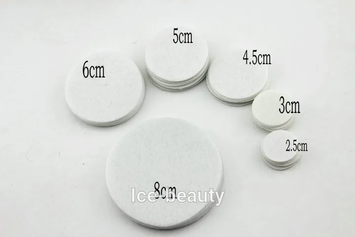 

White Color 7cm Round Fabric Felt Circles Pads for Flower non-woven Fabric Pads DIY Flower Accessories 1000pcs/lot