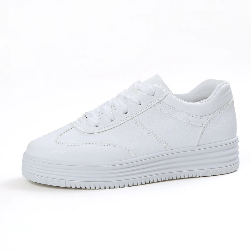 2018 Summer Sneakers Women Causal Shoes White Basket Femme Platform Flats Creepers Zapatillas Deportivas Mujer board shoe