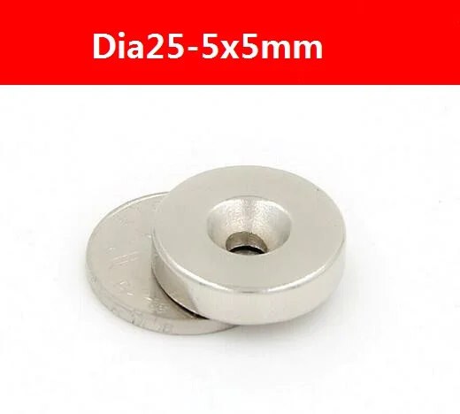 Фирменная Новинка кольцевой магнит 10 шт./упак. Dia25 5x5mm одна сторона с потайное