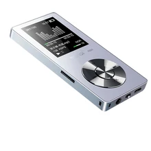 Original reproductor de MP3 de metal sin pérdidas de Alta Fidelidad reproductor de Música MP3 con Alta Calidad de Sonido Altavoz E-libro FM radio Reloj