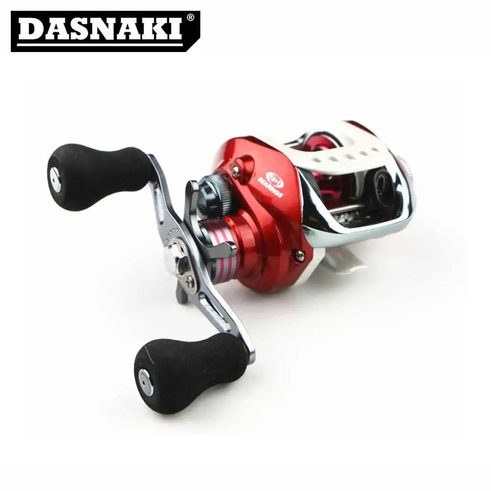 

DASNAKI Bait casting fishing reel with All-round Comfortable EVA handle carretilha de pesca molinete para