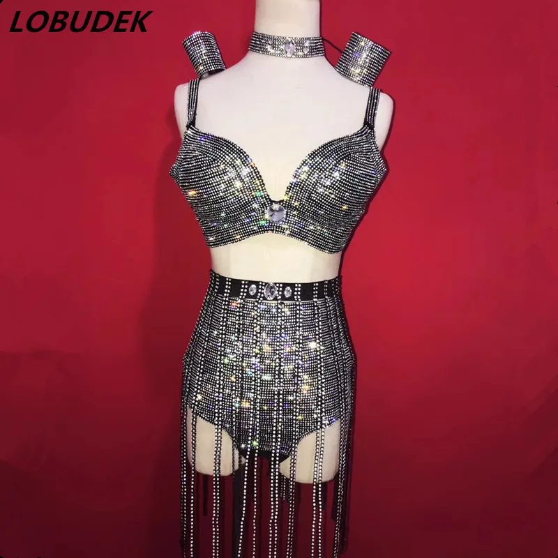 high waisted rhinestone shorts