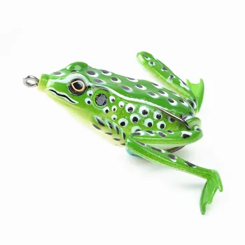 

1 Pcs Frog Fishing Lures Kit Snakehead Lure Topwater Floating Ray Frog Artificial Bait pesca isca Killer Carp Winter Fishing