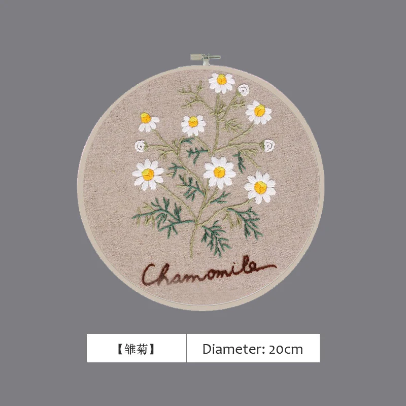 DIY ленты для вышивки для начинающих наборы для рукоделия вышивка крестиком Красочные цветы и суккуленты и венок настенные художественные украшения дома - Цвет: JH042