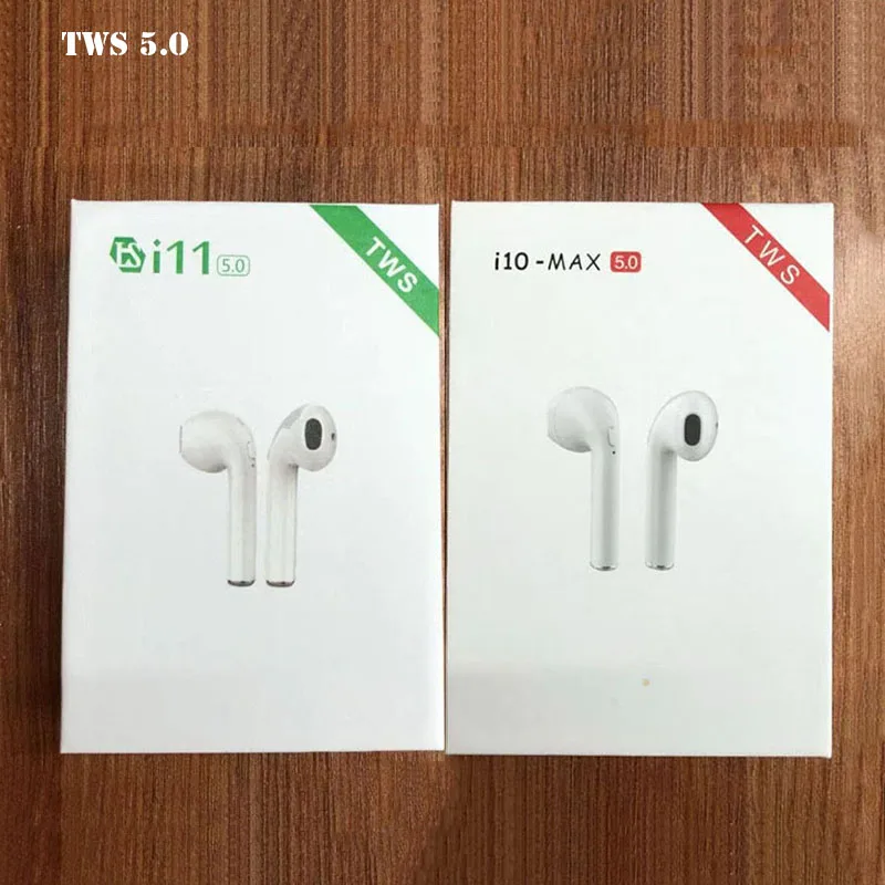 

I10-max i11 Bluetooth Headphones V5.0 TWS Mobile Wireless Stereo Earbuds Earphones With Magnetic Absorption Charging