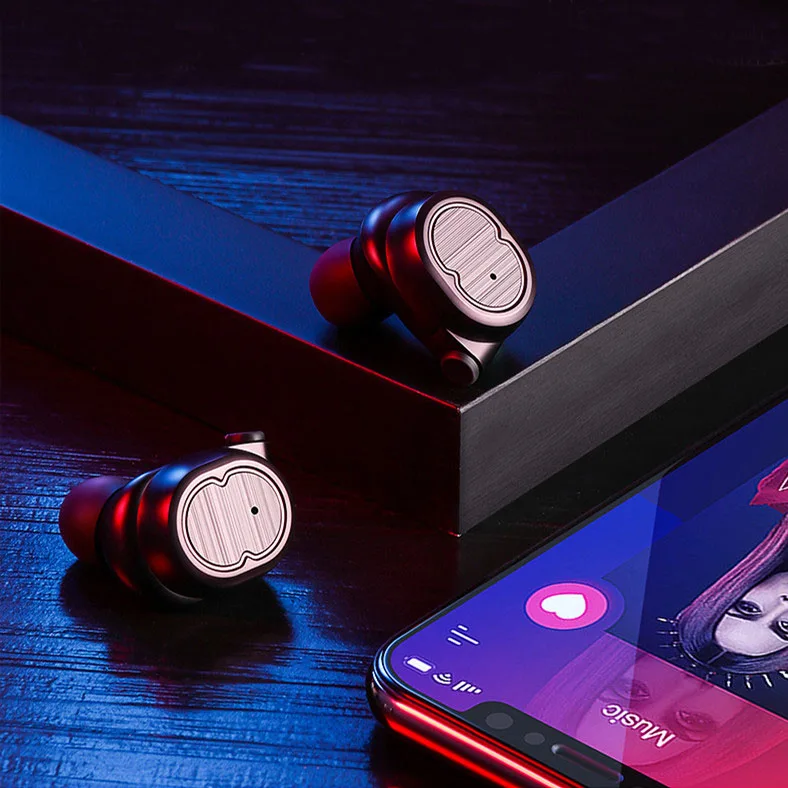 TWS-8 Wireless Mini Earphones Headsets Bluetooth 5.0 Earbuds HiFi Sound Sport Waterproof HD MIC Handsfree For All Smart Phone