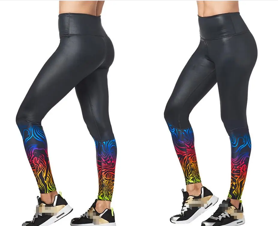 

ADIBAO Womens Knitted cotton trousers running clothes pants leggings Seventies High Waisted Ankle Leggings P831