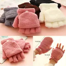 1 pair Lovely Warmer Winter neccessity Fingerless Gloves Women’s Ladies Hand Wrist New clothing accessories