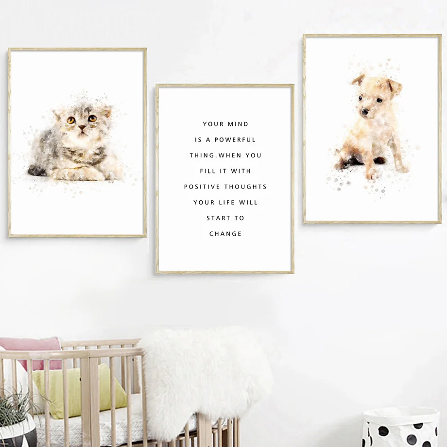 Kawaii Labrador Dog Cat Nordic Posters And Prints Wall Art Canvas Painting Animals Wall Pictures Kids Room Home Decor Kawaii Labrador Dog Cat Nordic Posters And Prints Wall Art Canvas Painting Animals Wall Pictures Kids Room Home Decor