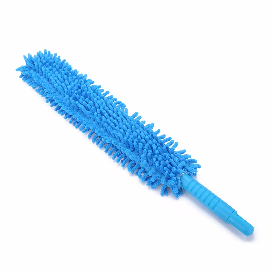 1pcs Flexible Extra Long Soft Microfiber Noodle Chenille Blue Car Wheel Wash Brush Microfiber Wheel Cleaner Wash Accessorie Tool