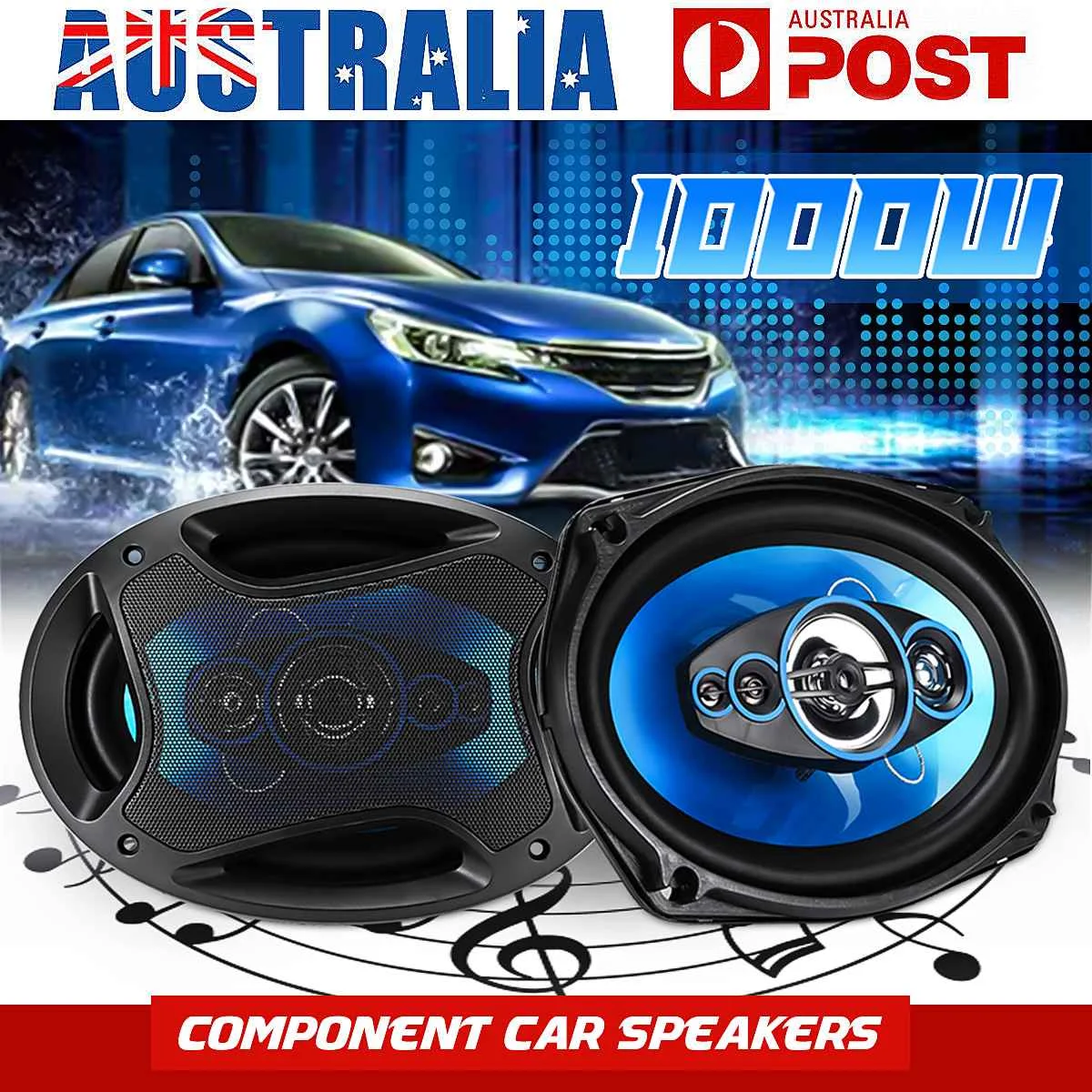 

2PCS 1000W 6x9 inch Car Coaxial Speakers and Subwoofer Universal 2 Way Auto Vehicle Audio Music Stereo Tweeters Lounspeakers