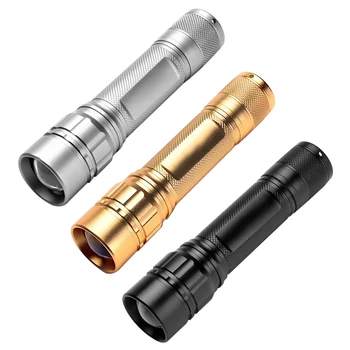 

New Arrival 2019 LED Rechargeable Flashlight Portable Outdoor Camping 18650 Battery Powerful linterna Led Flashlight Torch Lamp