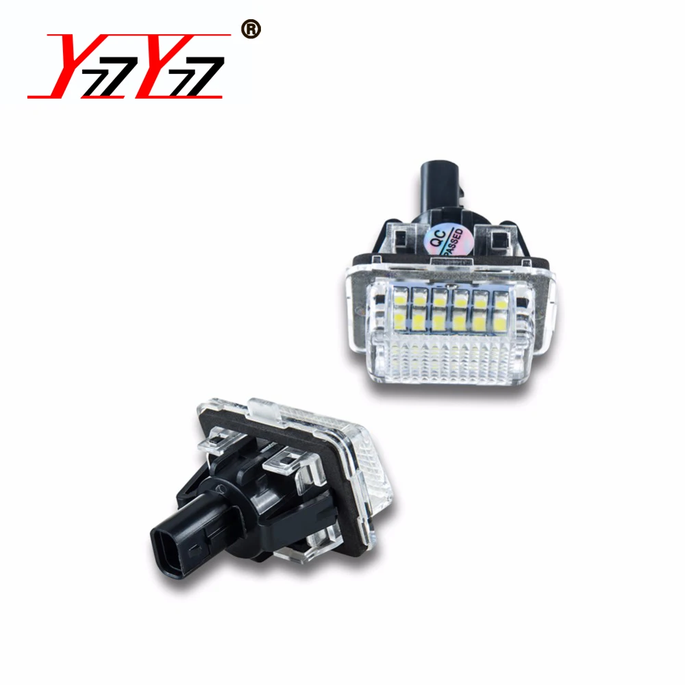 

Led Car Styling Canbus 2835 SMD LED License Plate Lights Auto Number Plate Lamp For Mercedes-benz W204 W205 W216 W218 W212 4D/5D