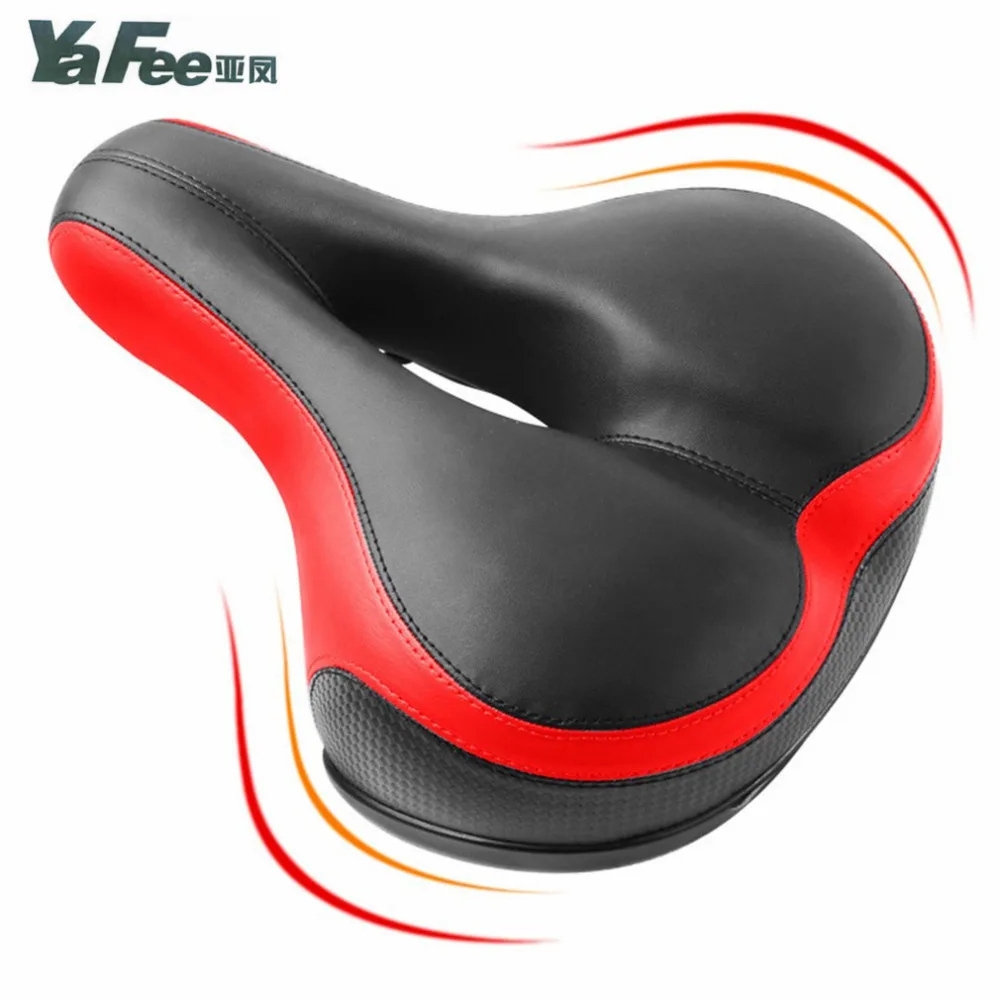

YAFEE Bicycle Saddle Reflective Shockproof Bike Seat Bicycle Saddle MTB Mountain Bike Cycling Soft Seat Cover Cushion YF-1057