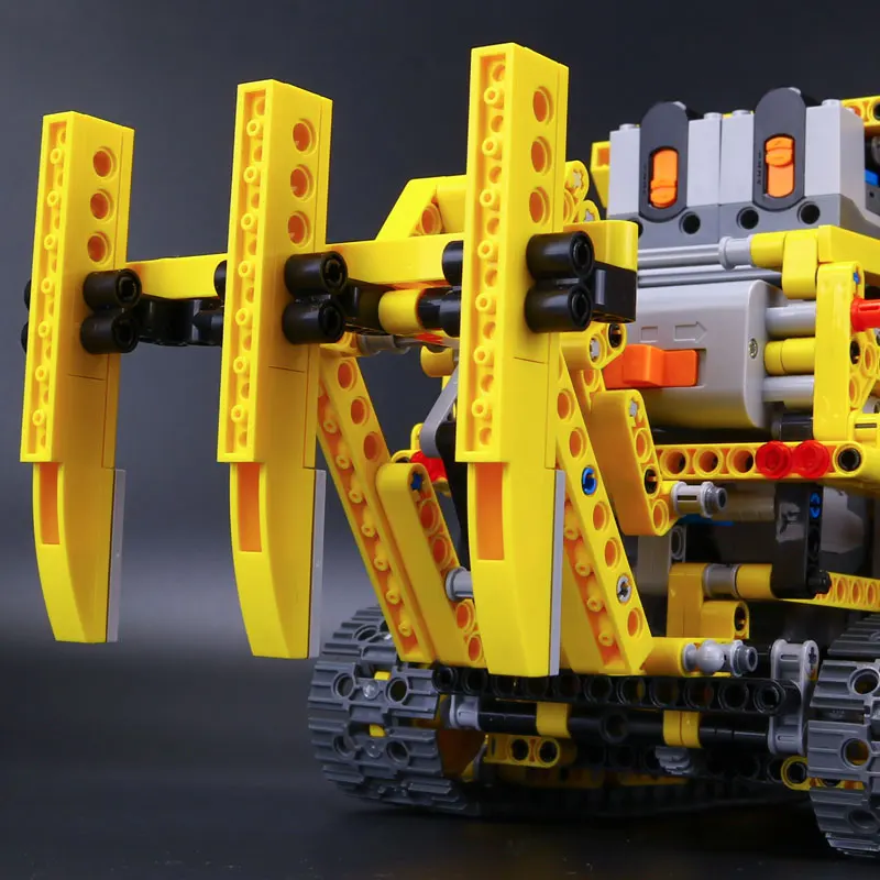 Technic 20008 бульдозер грузовик сборка строительных блоков Кирпичи совместим с 42030 бульдозер с дистанционным управлением