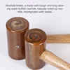 WUTA 1 Pcs Rawhide-head Mallet Leather Hammer Stamping Jewelry Leather Worker Craft Tool Good buffering capacity 48mm 1-7/8