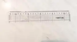 24 см ювелирные изделия ручная роспись Точилки точное измерение симметричная лента квадратная без мм линейка professional design ruler