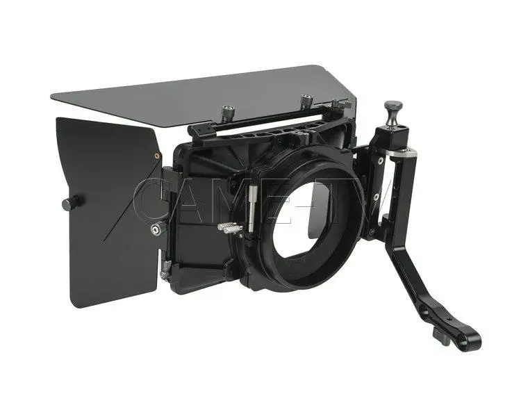 

CAME-TV DSLR Rigs ABS 4 X 4 Matte Box for A7S 7D 5D2 5D3 Camera 15mm Rod