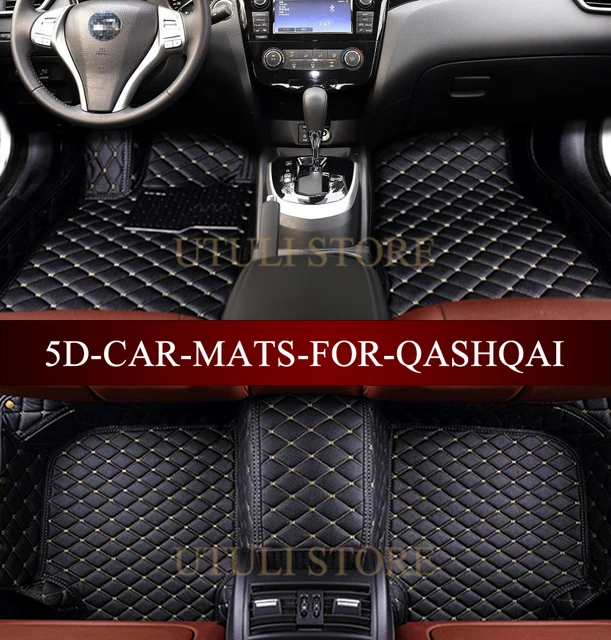 Leather Car floor mats for Nissan Patrol Y61 Y62 Qashqai Pathfinder
