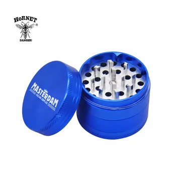 

HORNET Premium MASTERDAM Aluminum Metal Herb Grinder With CNC Diamond Teeth 50MM 4 Layers Tobacco Grinder Herbal Miller