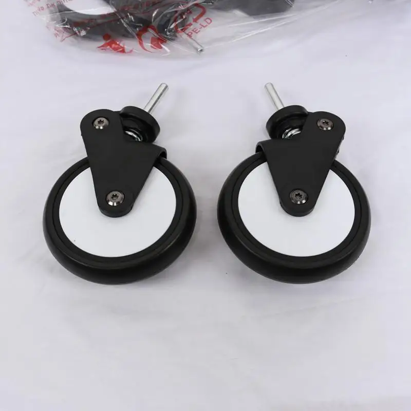 Premium Baby Stroller Replacement Rubber Wheels with Installation Tools