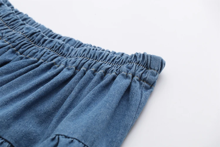 2019 весна эластичный лоскутный пояс джинсовая трапециевидная Мори девушка повседневная юбка