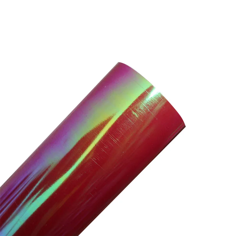 1 лист 25 см x 100 см змеиная кожа Красочный лазер теплопередача Винил Голограмма ПВХ пресс-Футболка утюг на HTV - Цвет: B005-1