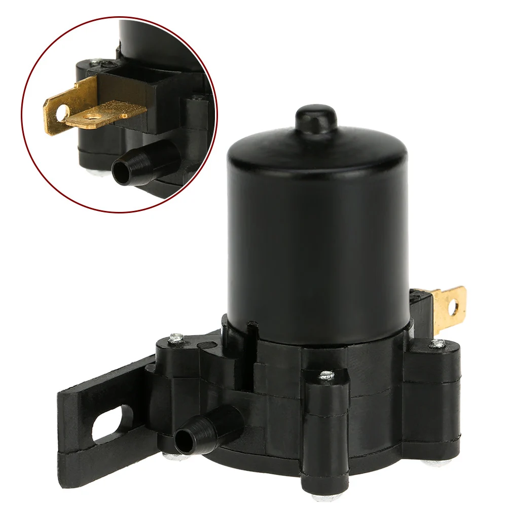 Universal Windscreen Wiper Washer Pump 12V Volt Water Transfer Pipe For Vehicles