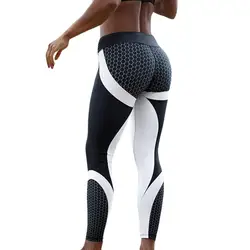 Snowshine YLW женские 3D печати тощий тренировки тренажерный зал Леггинсы для женщин Спортивные укороченные штаны Бесплатная доставка