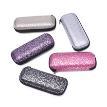 1 шт. унисекс очки коробка Молния полосатые защитные очки защитный чехол портативные контейнеры солнцезащитные очки чехол модный футляр для очков