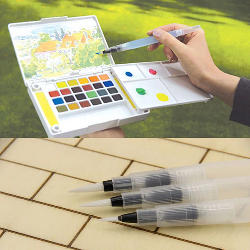Ручка с кисточкой для рисования 12 см 1 шт.|colorful ink pens|pen pcscolor pen |